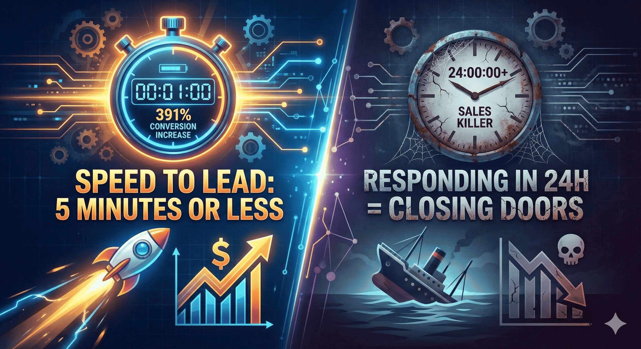 Speed to Lead - Por que a regra dos 5 minutos define quem vende e quem fecha as portas